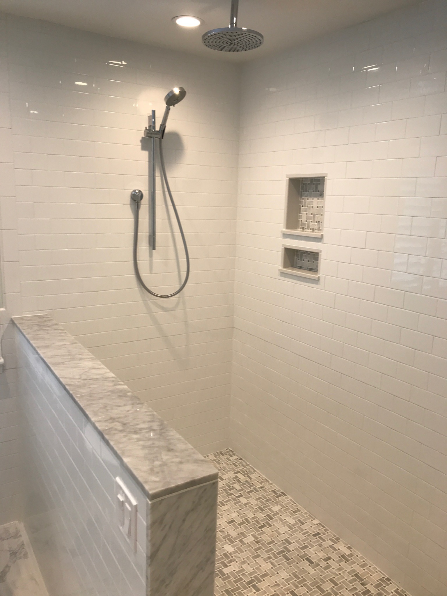 Walk-In Tile Shower